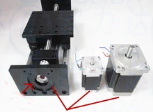 Gx155 * 150 1605 раздвижной стол полезный ход 1000 мм направляющая xyz axis linear motion + 1 pc нема 23 шагового мотор двойной блок