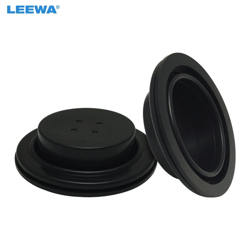 

LEEWA 2PCS Waterproof Car HID LED Headlight Kit Dustproof Cover Rubber 45mm-80mm Sealing Headlamp Cap #CA5590