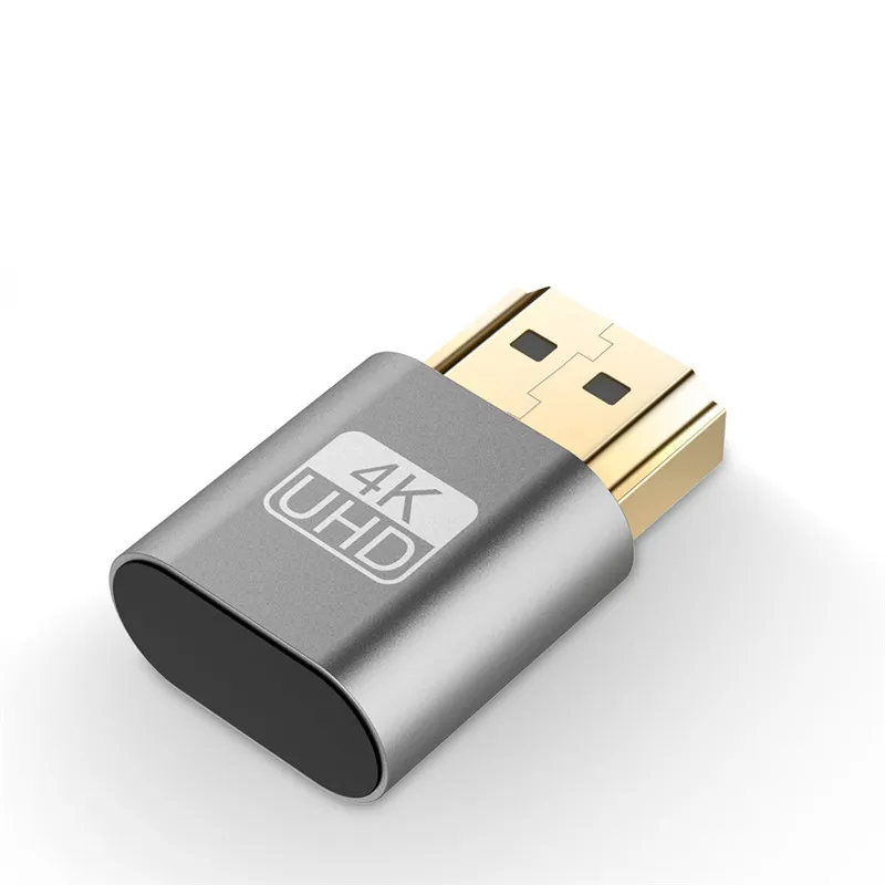 

Virtual Plug 4K HDMI Dummy Adapter Virtual Display Emulator Adapter DDC Edid Support 1920x1080P For Video Support Windows Linux