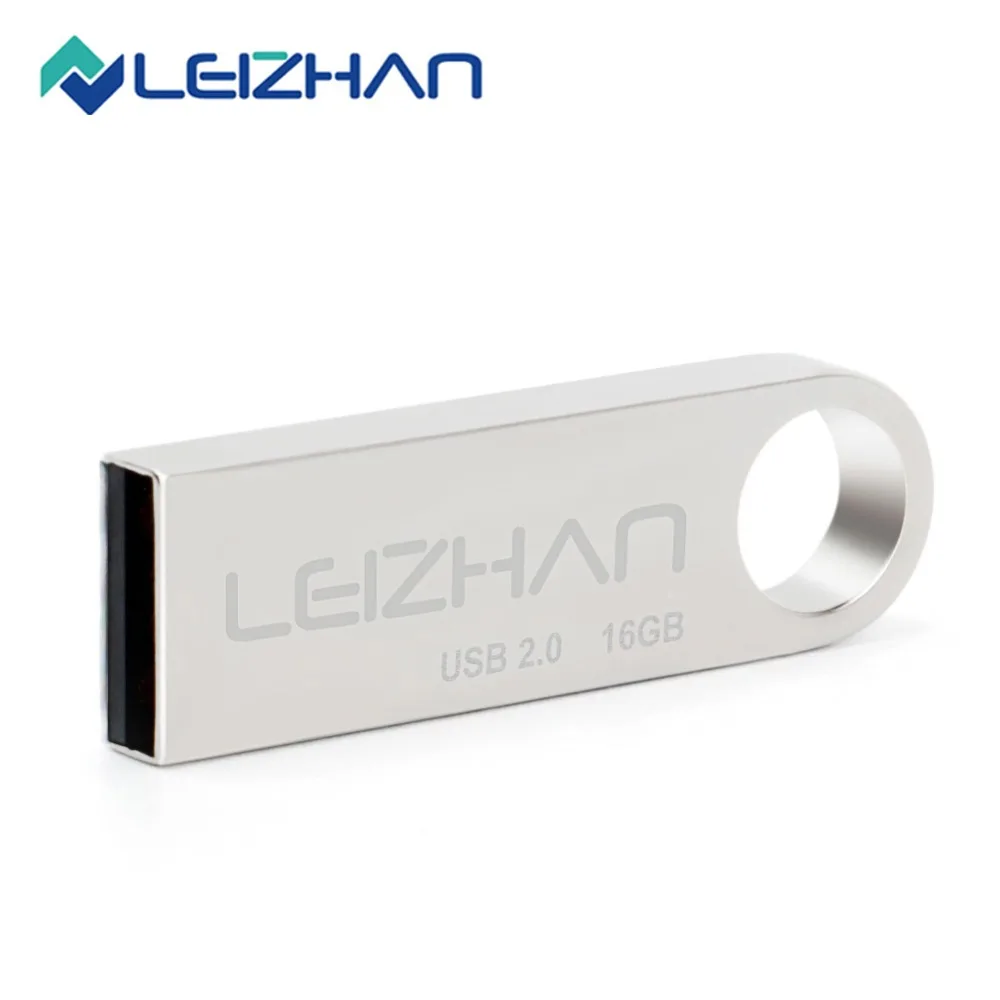 Металлический флеш накопитель LEIZHAN 64 ГБ USB карта памяти 32 Гб флешка для хранения
