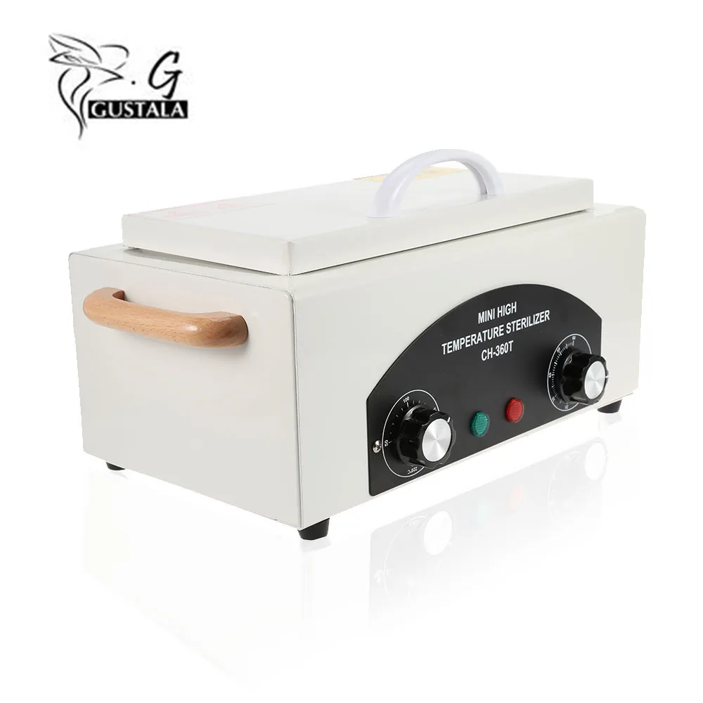 

Professional Nail Art Salon Tool High Temperature Sterilizer Box Portable Sterilizing Manicure Pedicure Nail Art Tool Dry Heat