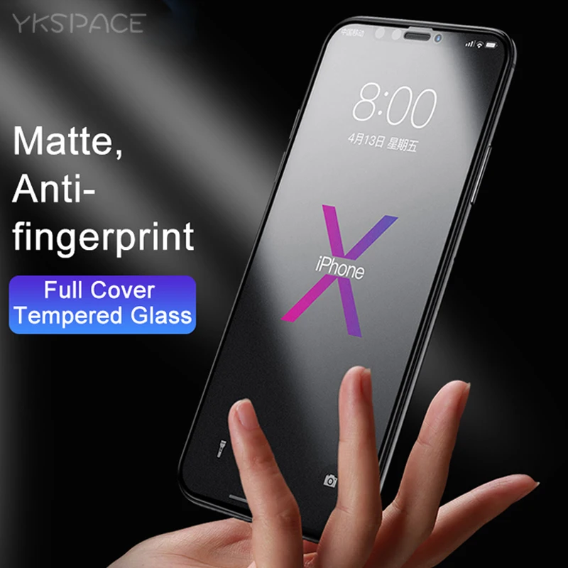 Анти Blue Ray матовая защитная пленка для экрана iPhone X XR XS 11 12 Pro MAX Mini с уровнем