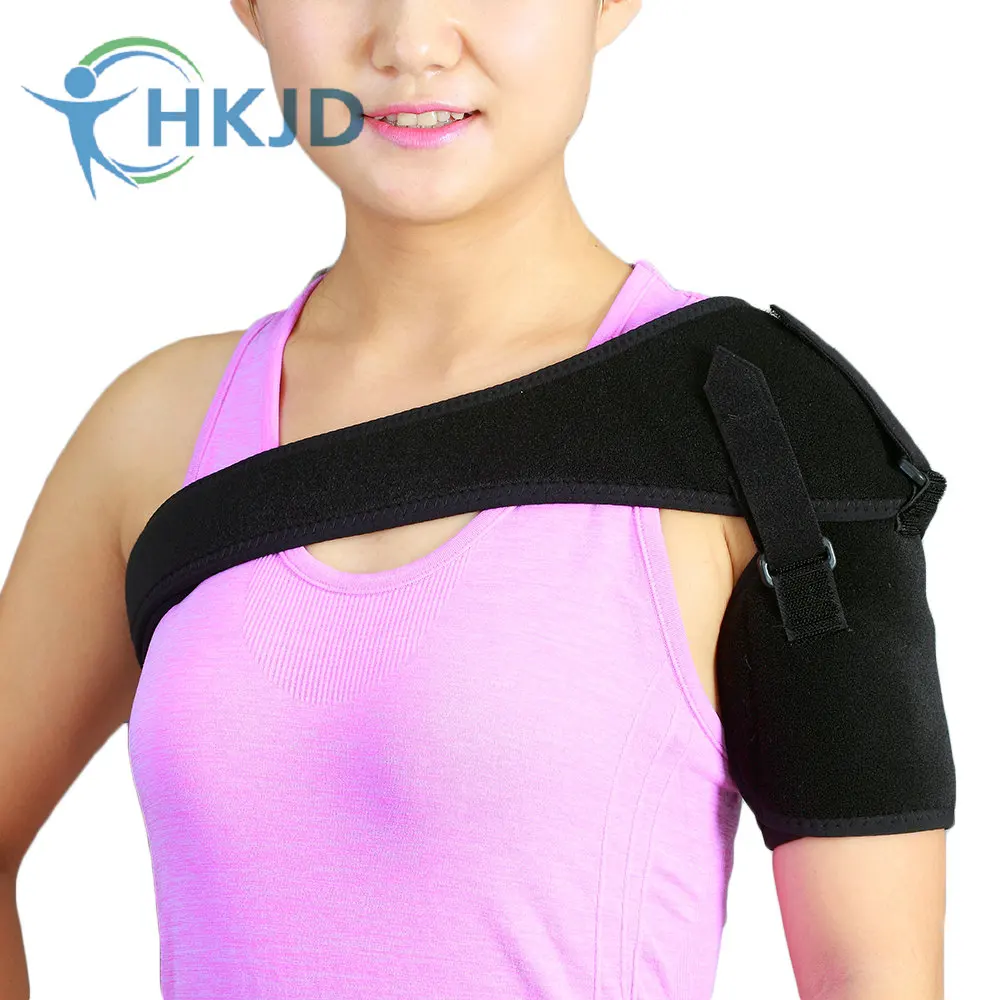 DoubleAdjustableMedicalShoulderBraceSupportStrapForShoulder