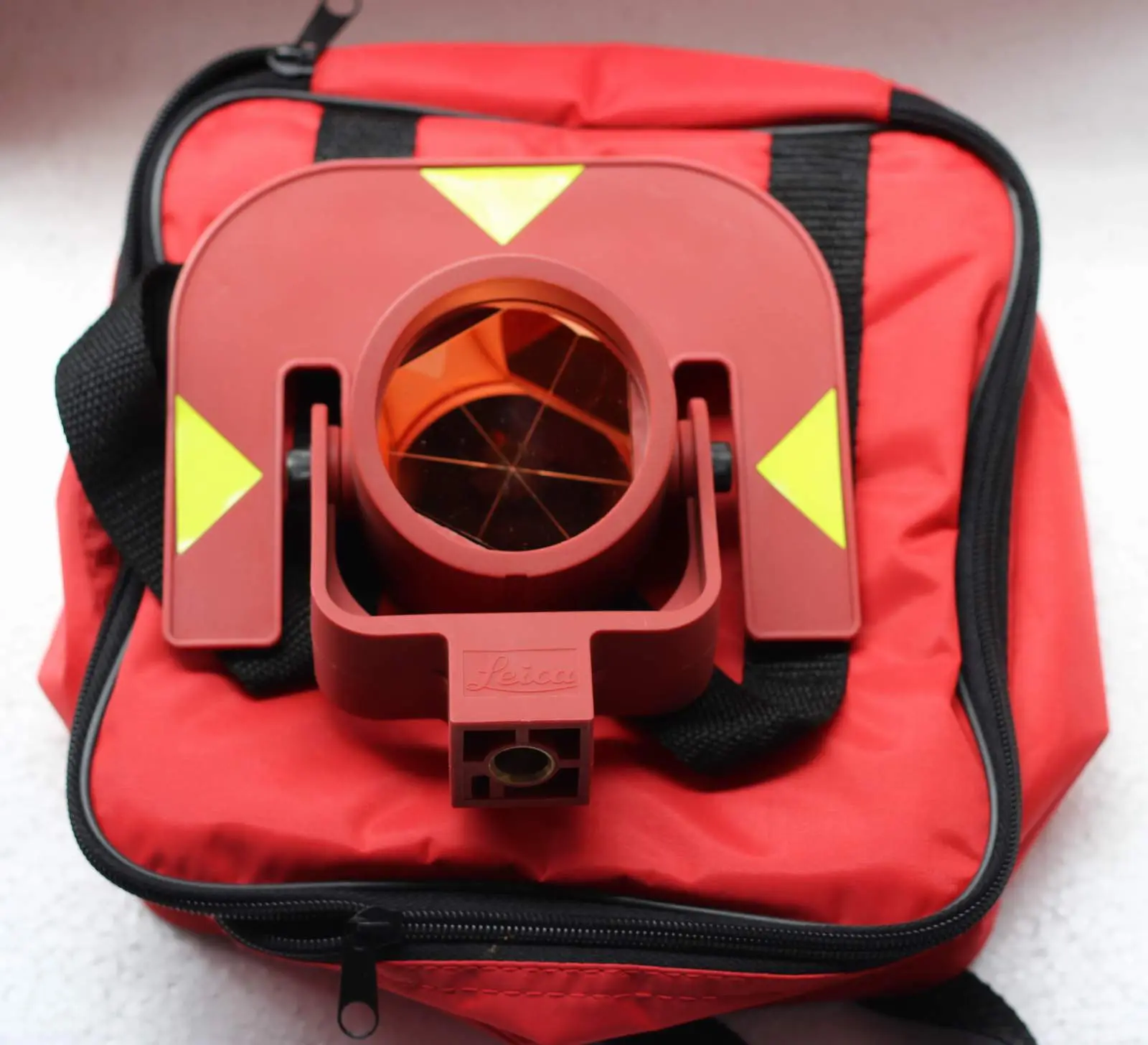 

NEW Red single prism for total stations surveying replace GPR111