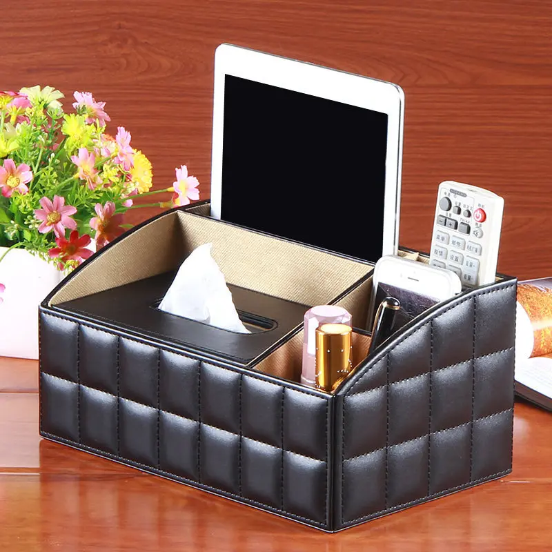 

Tissue Storage Box Multifunction TV Remote Control Desktop Storage Box Drawer Makeup Organizers Stationery Storage Organizer 1PC