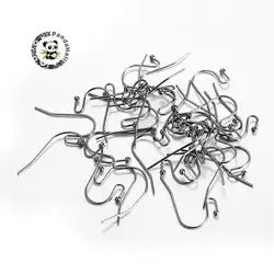 5000 шт железа уха провод крючки Серьги для DIY серьги Никель Бесплатная, бронза, 19x13 мм; Pin: 0,8 мм F60