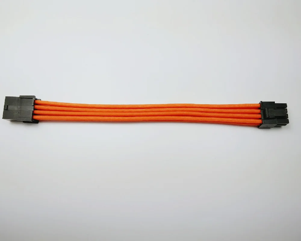 PCI-E_8pin_Orange_sleeve_extension_cable_6