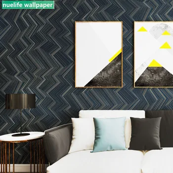 

0.53x10m Abstract geometric line pattern wallpaper restaurant clothing store bedroom living room study TV background wall paper