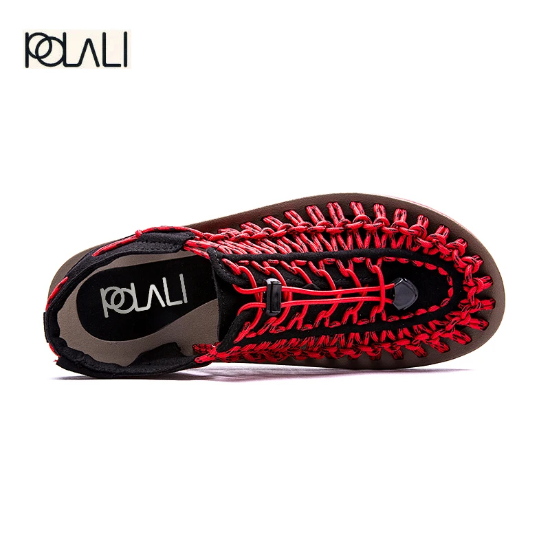 Polali/ г., Новое поступление, летние сандалии мужская обувь качественные удобные мужские сандалии Модные Дизайнерские повседневные мужские сандалии