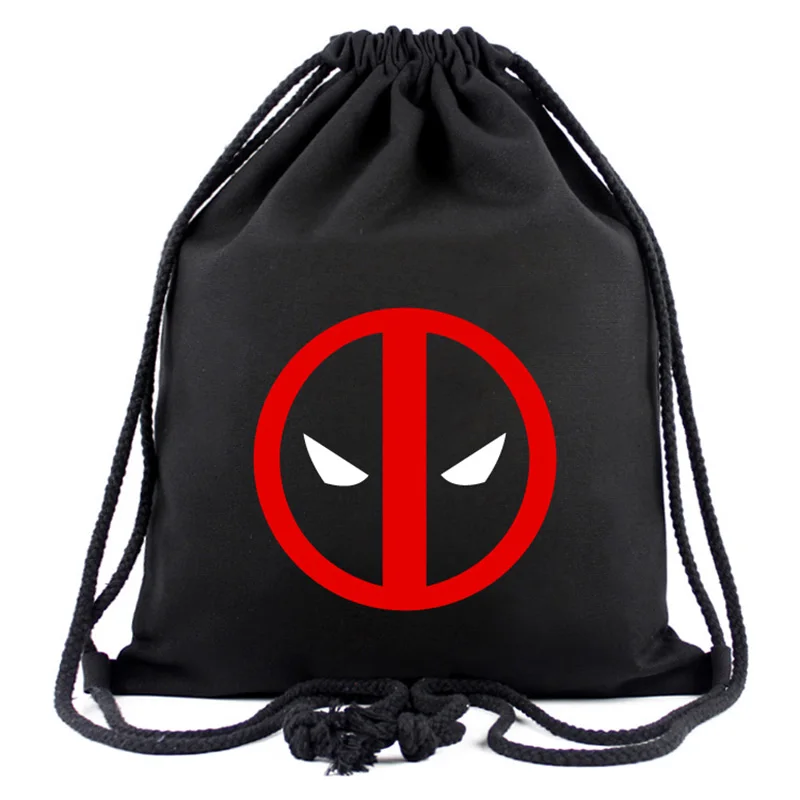 Buy Animation Hero Deadpool Drawstring Bags for Men