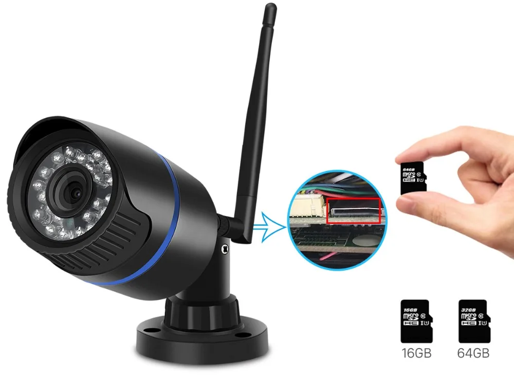 Besder Yoosee IP камера Wifi 1080P 960P 720P ONVIF Беспроводная Проводная P2P CCTV Bullet уличная камера с разъемом для карты MiscroSD Max 64G