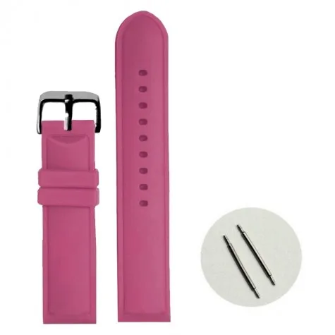20mm Lovely Purple Silicone Jelly Rubber Ladies Watch Band Straps WB1087S20JB