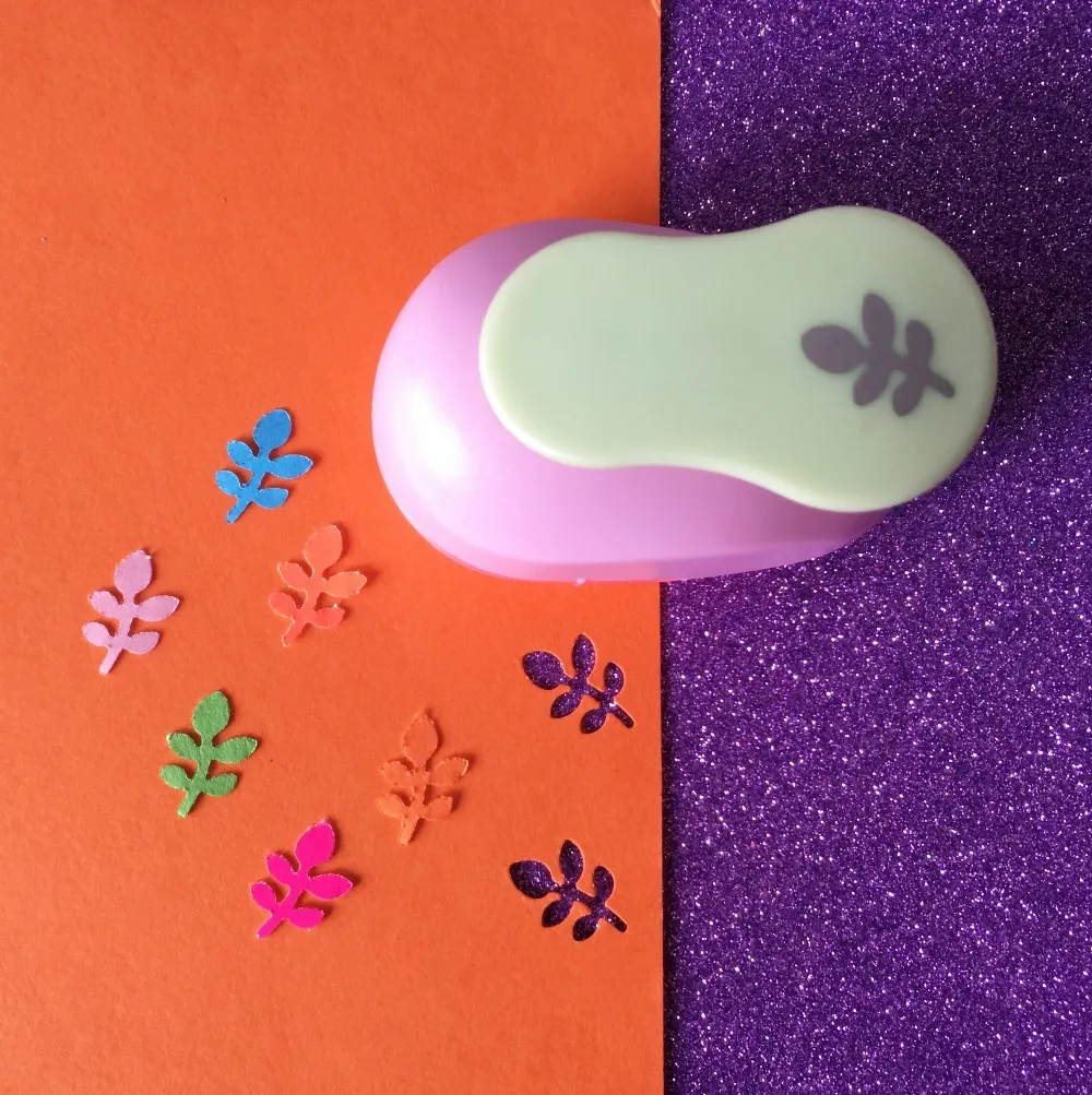 

Foliage shaped 5/8 inch paper/foam hole puncher for greeting card DIY leaf design craft punch cortador de papel de scrapbooking