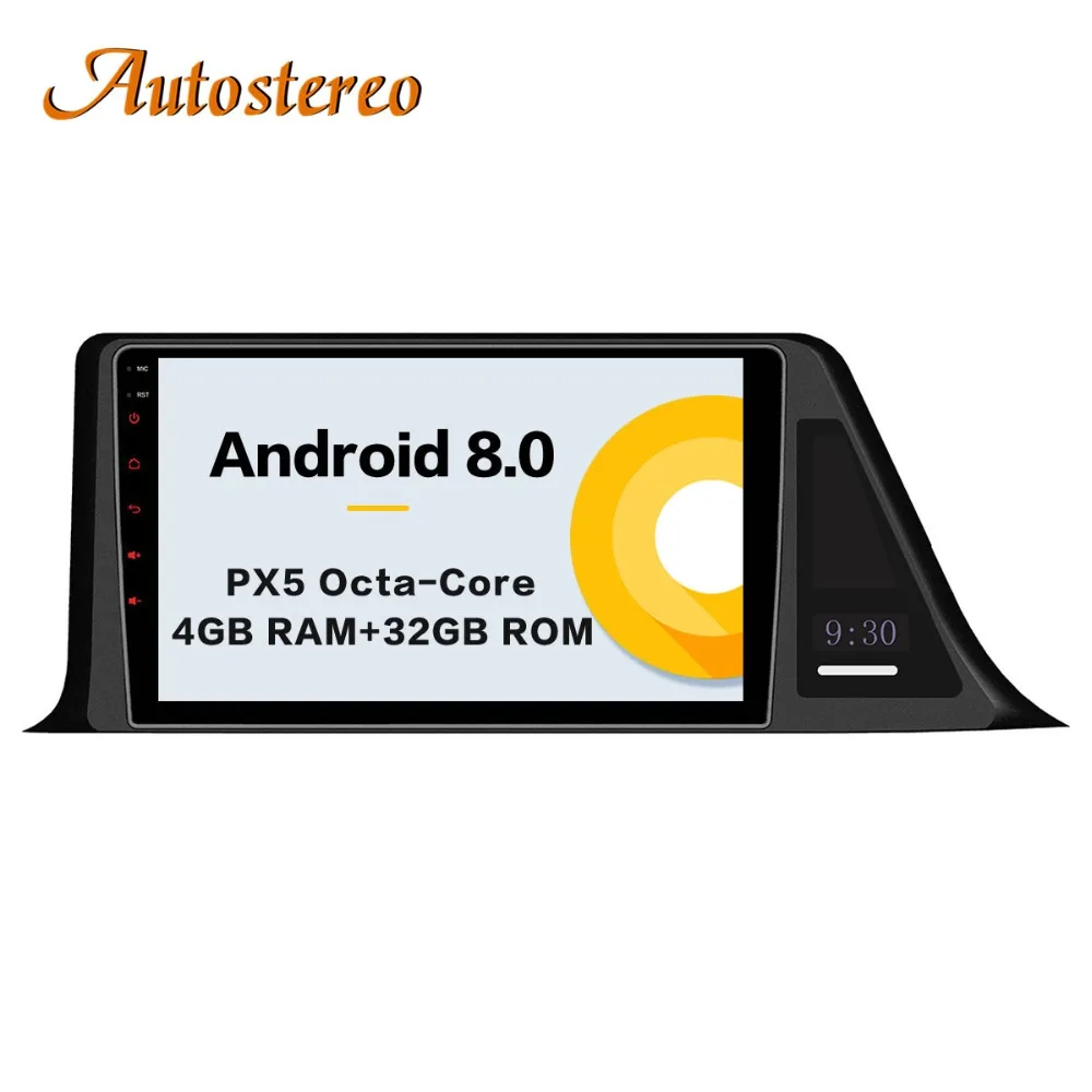 

Android 8 Car GPS navigation Car No DVD player For Toyota CH-R CHR 2016+ multimedia player radio tape recorder auto stereo unit