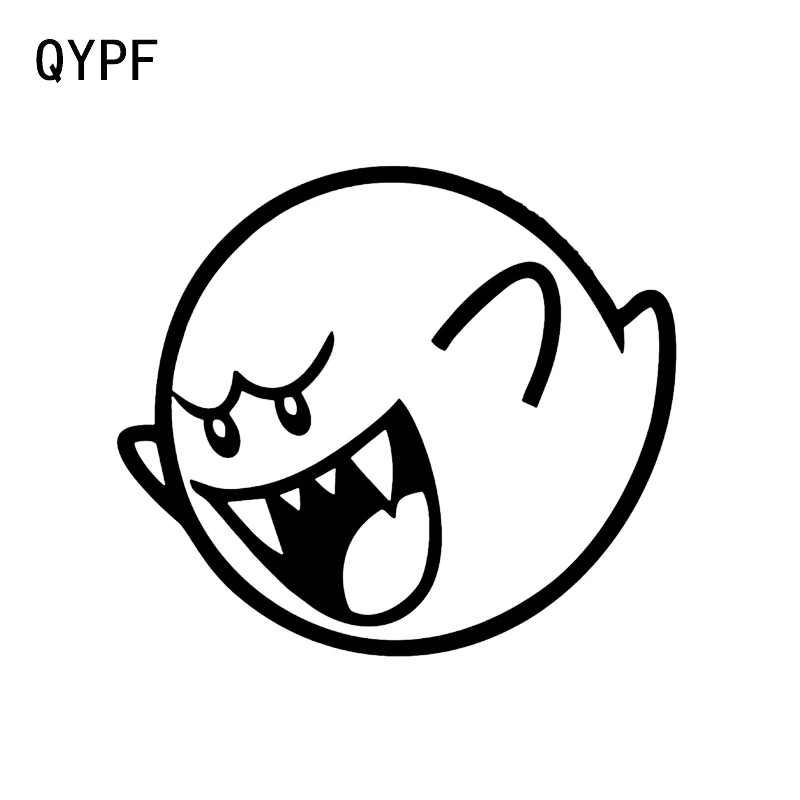 QYPF 11 4*10 1 Хэллоуин страшный призрак лица виниловый Декор автомобиля стикер