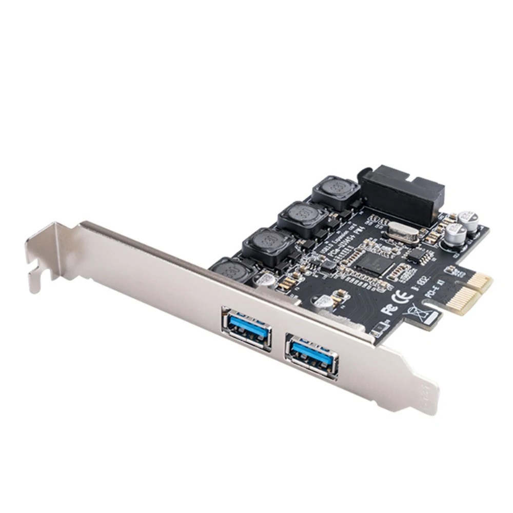 Карта расширения ORICO высокоскоростная карта 19pin PCI E 5 Гбит/с 2 порта PCIE до USB3.0 19PIN +