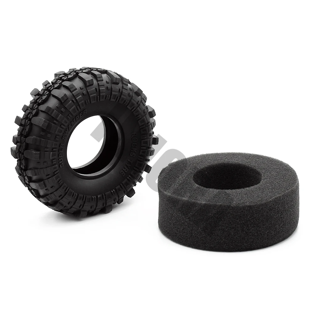 4 шт. 1 9 &quotрезиновые шины/колесные шины для 1:10 RC Rock Crawler Axial SCX10 90046 AXI03007 Tamiya CC01 D90