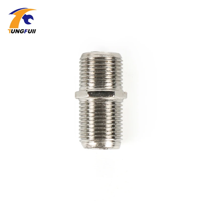 Tungfull New & Practical 100 Pcs F Type UHF Coupler Adapter Connector Female F F Jack RG6 RG59 Coaxial Cable For TV Network