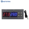 Цифровой регулятор температуры STC-3018 110 В 220 В C/F, термостат для инкубатора 10 А/240 в, релейный выход, Терморегулятор с нагревом и охлаждением ► Фото 1/6