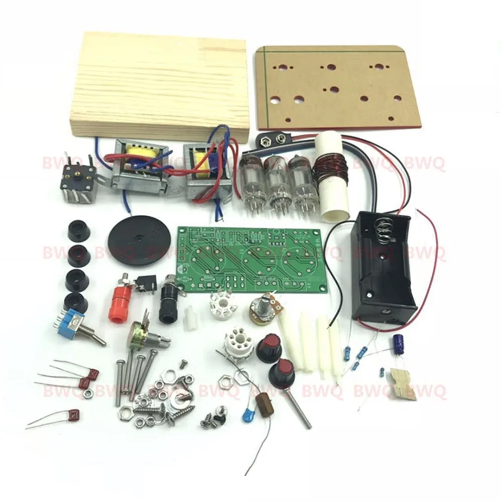 

DIY KIT DC With the base /no base three lamp short wave electronic tube radio CW SSB receiver