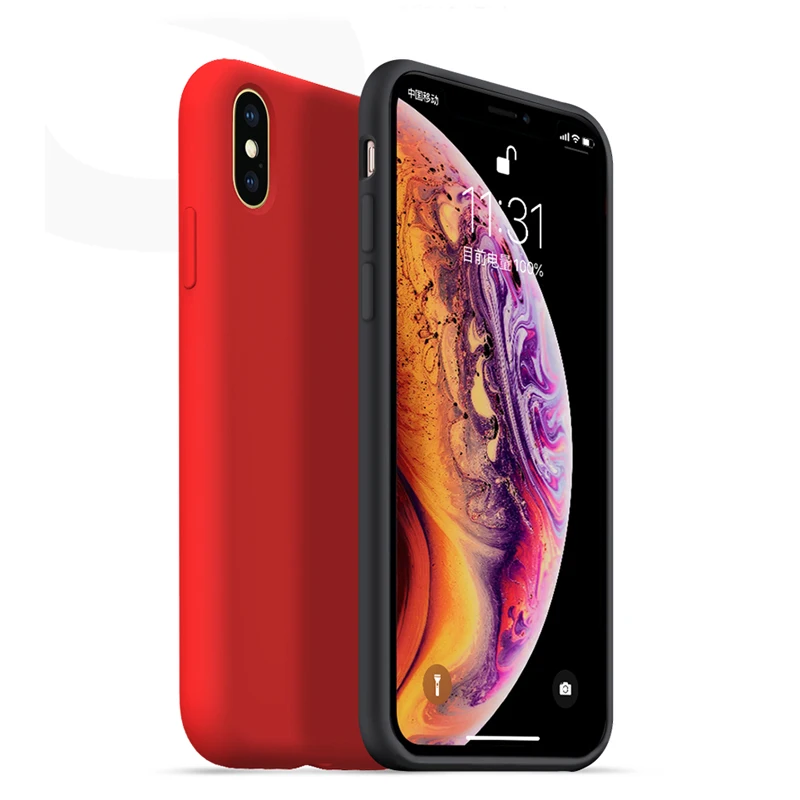 Для iPhone XR XS Max чехол Xundd роскошный жидкий силиконовый чехол все включено Противоударная задняя крышка для iPhone 7 8 plus чехол для телефона