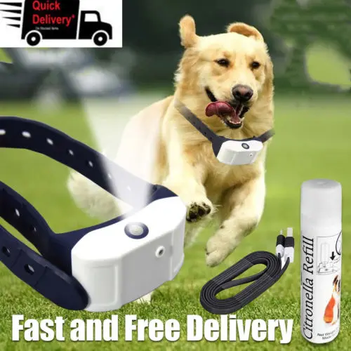 

Stop Barking Citronella Rechargeable Dog Collar Anti Bark Pet Train Mist Spray
