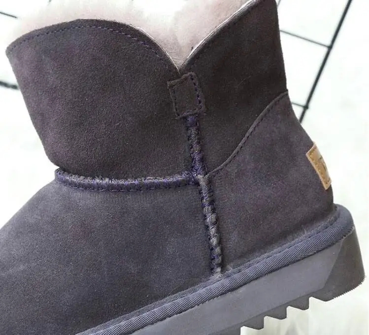 Careaymade-2019 New leather wool snow boots, women's fur short tube thickened winter boots, women's boots,Non-slip boots Careaymade-2019 New leather wool snow boots, women's fur short tube thickened winter boots, women's boots,Non-slip boots