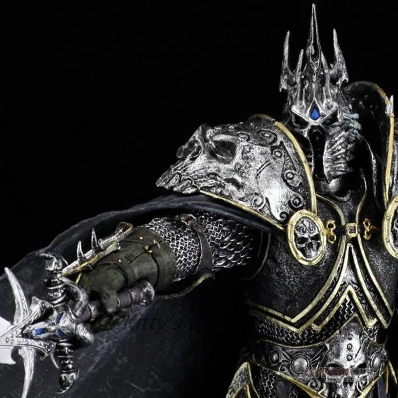 Горячая WOW DC7 падение LICH KING Артас фигурку модель игрушки 21 см Бесплатная доставка KA0447