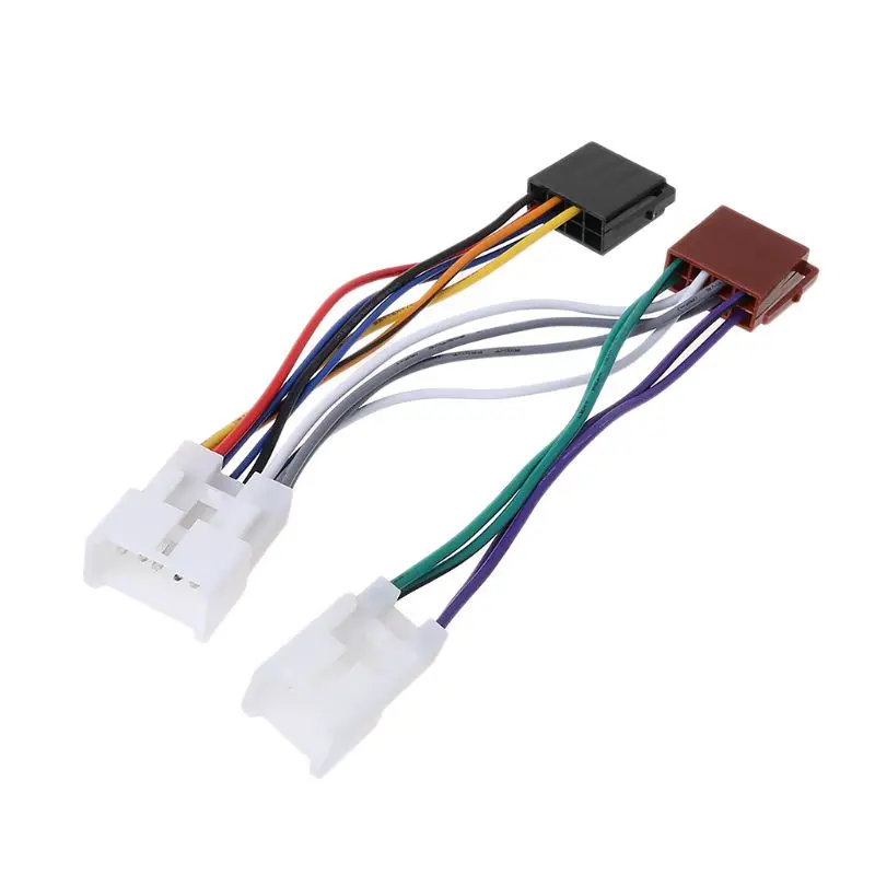 

ISO Car Radio Wiring Harness Adapter Plug Cable For TOYOTA Lexus MR2 Land Cruiser RAV4 Solara Yaris