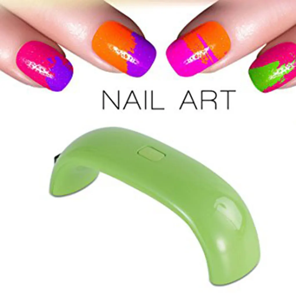 

2018 New Small LED Nail Lamp MINI Portable Nail Phototherapy Unit USB Nail Polish Light 9W Nail Dryer
