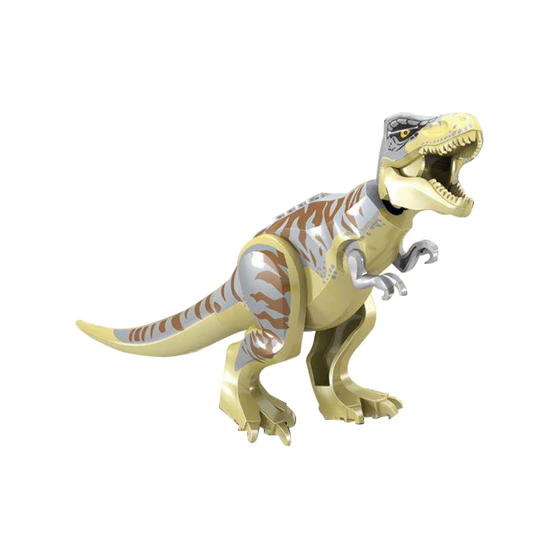 

2019 Jurassic World Park Raptor Dinosaurs Tyrannosaurus Rex Figures Building Blocks Bricks Learning Toys For Children Gift