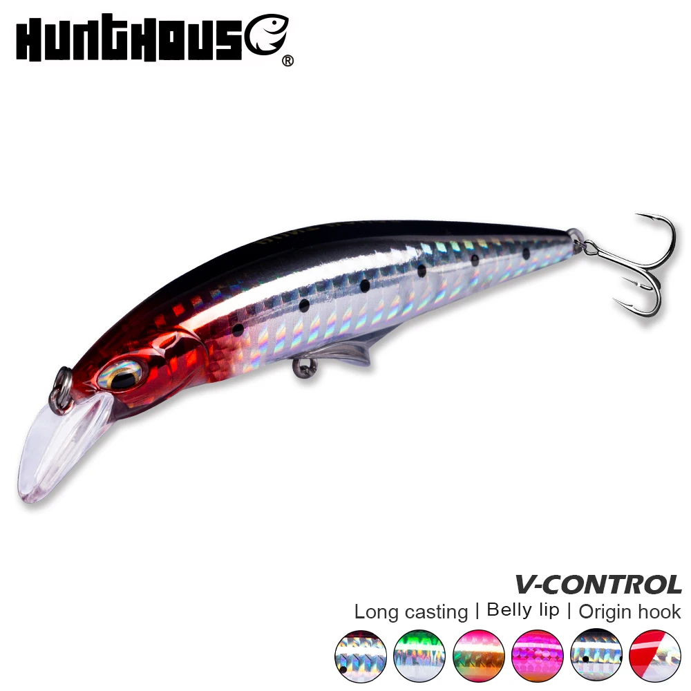 Приманка для рыбалки Hunthouse G-control minnow погружная 95/120 мм 28/41 г | Спорт и развлечения