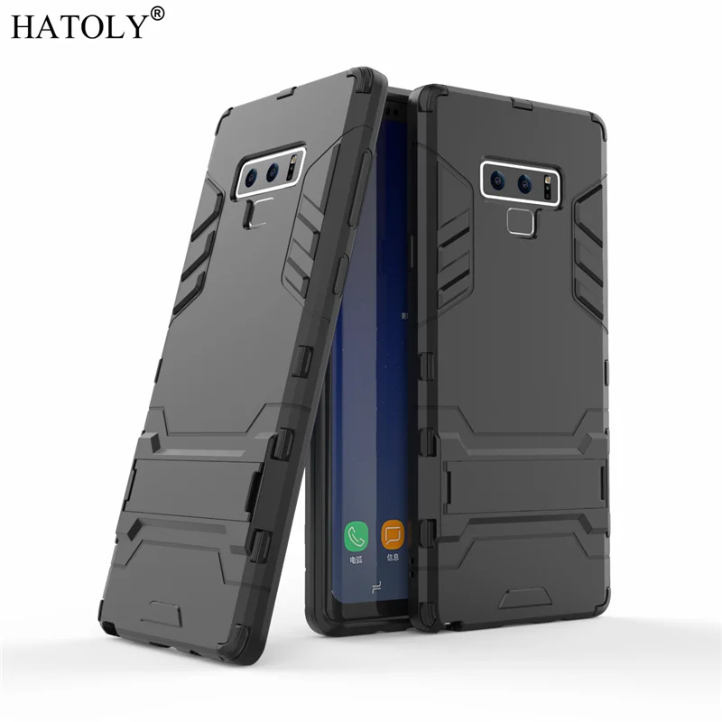 

HATOLY For Armor Case Samsung Galaxy Note 9 Case Note9 Shockproof Robot Silicone Rubber Hard Back Phone Cover For Samsung Note 9