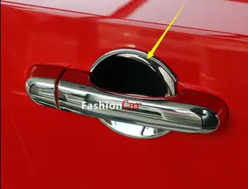 

Fit for Jeep Renegade 2015-2019 Car Accessories ABS Chrome Car Door Handle Bowls Cover Trim 4pcs