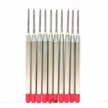 Магазин при фабрике высокого качества 10 шт. красный пополнения чернил Средний Перо Шариковая ручка