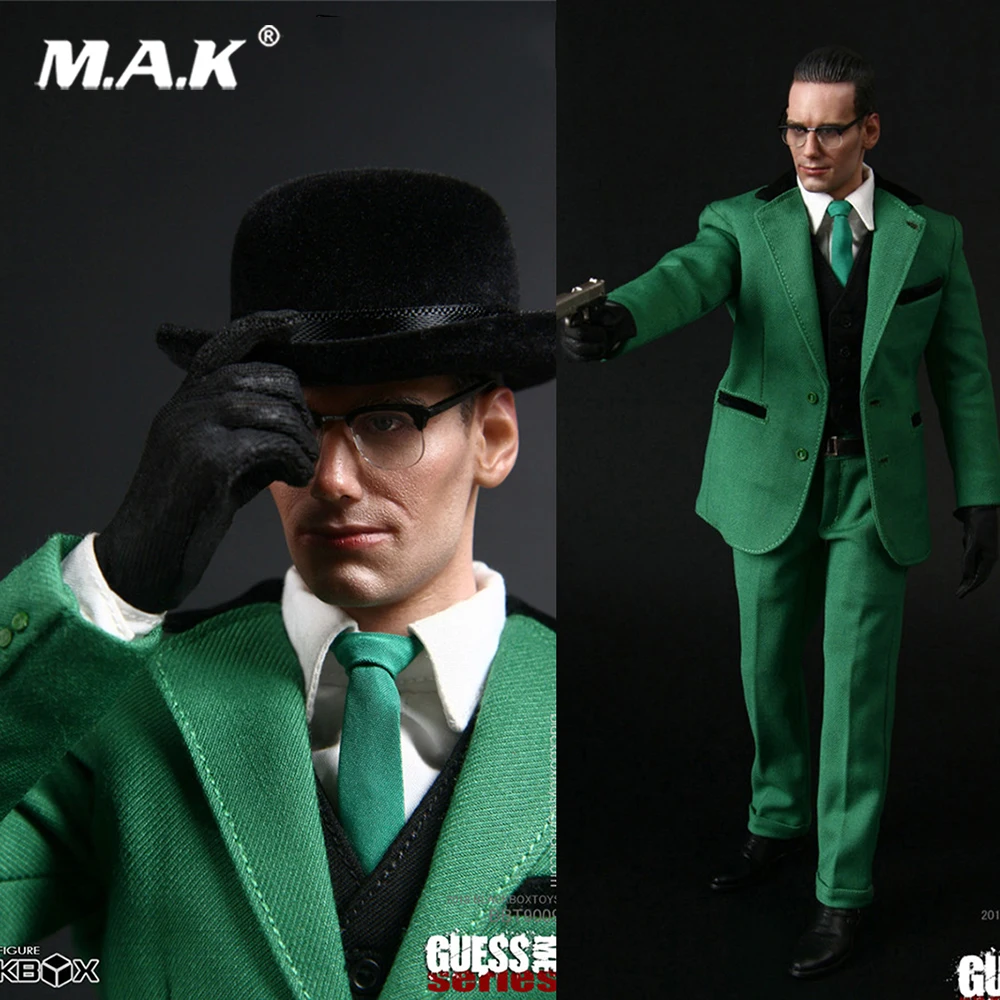 

action figure doll figure 1/6 Gotham Edward Nygma Riddler Figure USA Joker Toys Hot Blackbox BBT9009 Collector Collection Gifts
