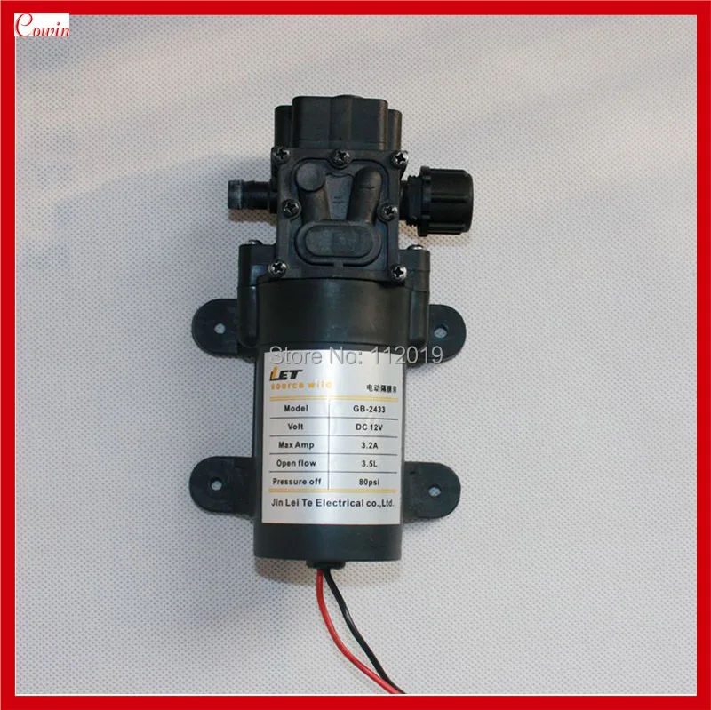 

New DC 12V 45W 0.8Mpa High Pressure Diaphragm Water Pump 4L/min Car Washing Garden Watering Mist Washer Pump Accessory