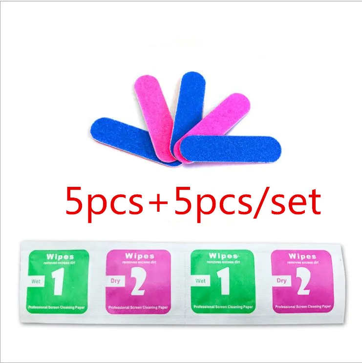 

5pcs/Set Nail Files Brush Durable Buffing Grit Sand Fing Nail Art Tool Accessories Sanding File UV Gel Polish Tools