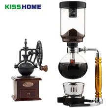 Coffee Syphon Pot Heat Resistant Glass Siphon Manual Maker Siphon Vacuum Pot Kitchen Tools 3-5 Cups Syphon Coffee Machine Coffee Syphon Pot Heat Resistant Glass Siphon Manual Maker Siphon Vacuum Pot Kitchen Tools 3-5 Cups Syphon Coffee Machine