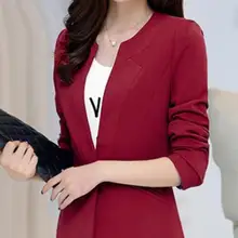 Маленький костюм; Женское пальто; сезон весна-осень; новое длинное корейское издание; культивировать свою мораль