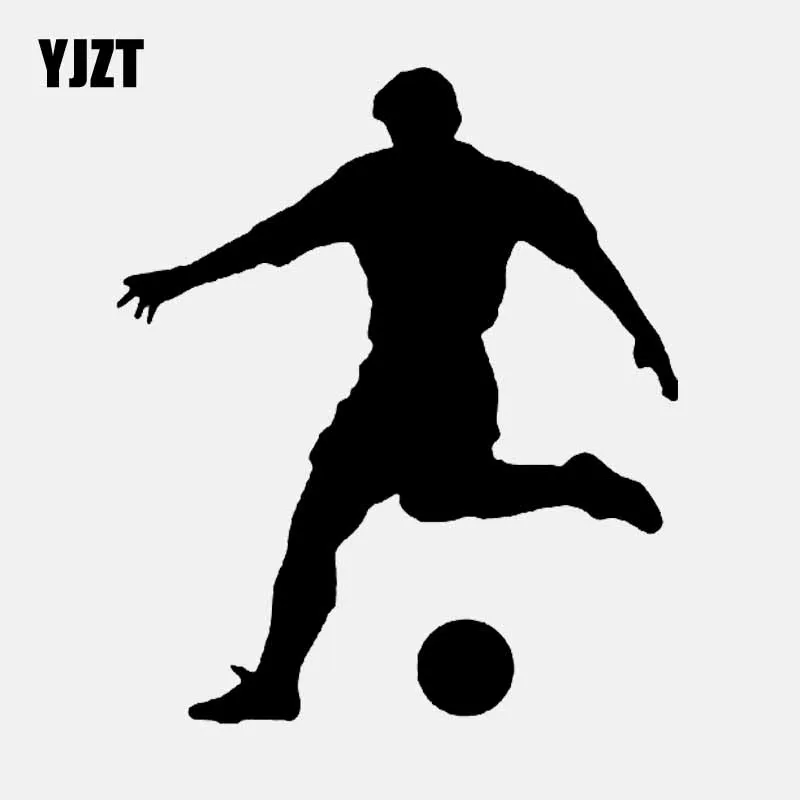 YJZT 11 2 см * 13 Футбол футболистов автомобиля Стикеры виниловые наклейки в виде