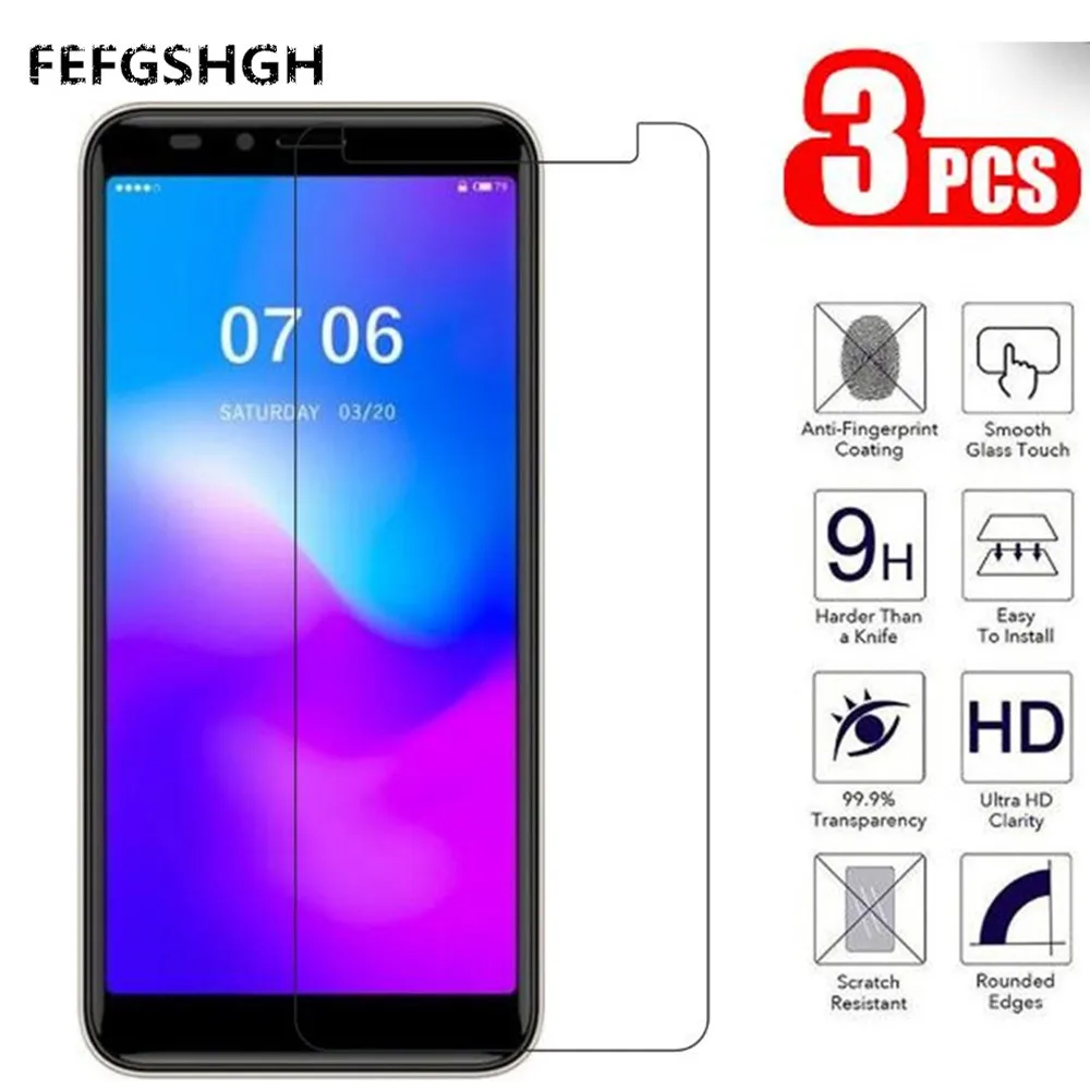 

2.5D 9H Tempered Glass For DEXP GL355 Screen Protector Glass For On The For DEXP GL355 Protective Film Glass