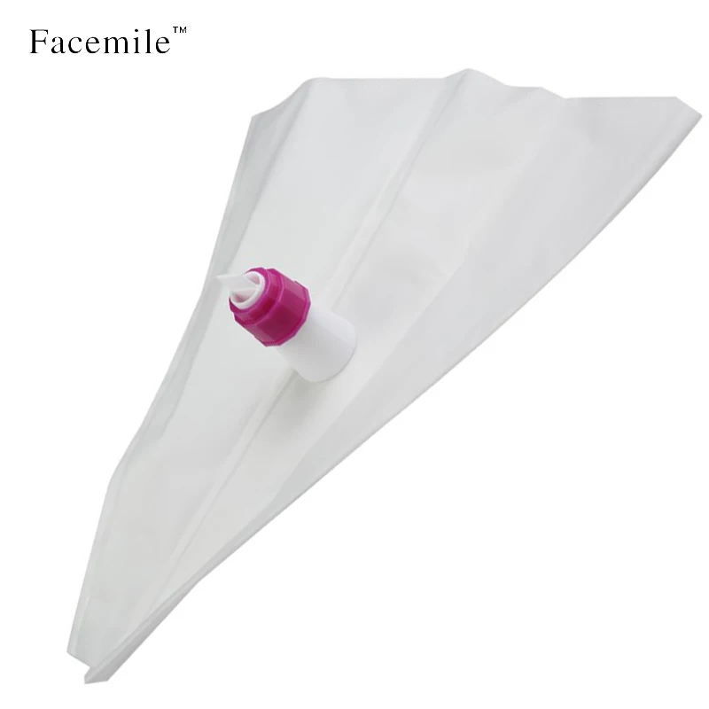 2 color Nonstick Reusable Decorating Piping Bag Double Piping Coupler