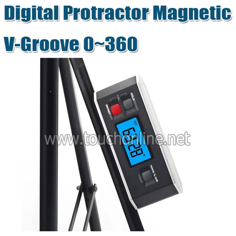 Inclinometer Digital Protractor Angle Finder Level Inclinometer Magnetic V-Groo
