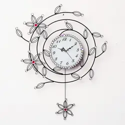 60x75 см очень большой для маятниковые часы гостиная Личность стильный немой настенные часы современный минималистский Кварц декоративный