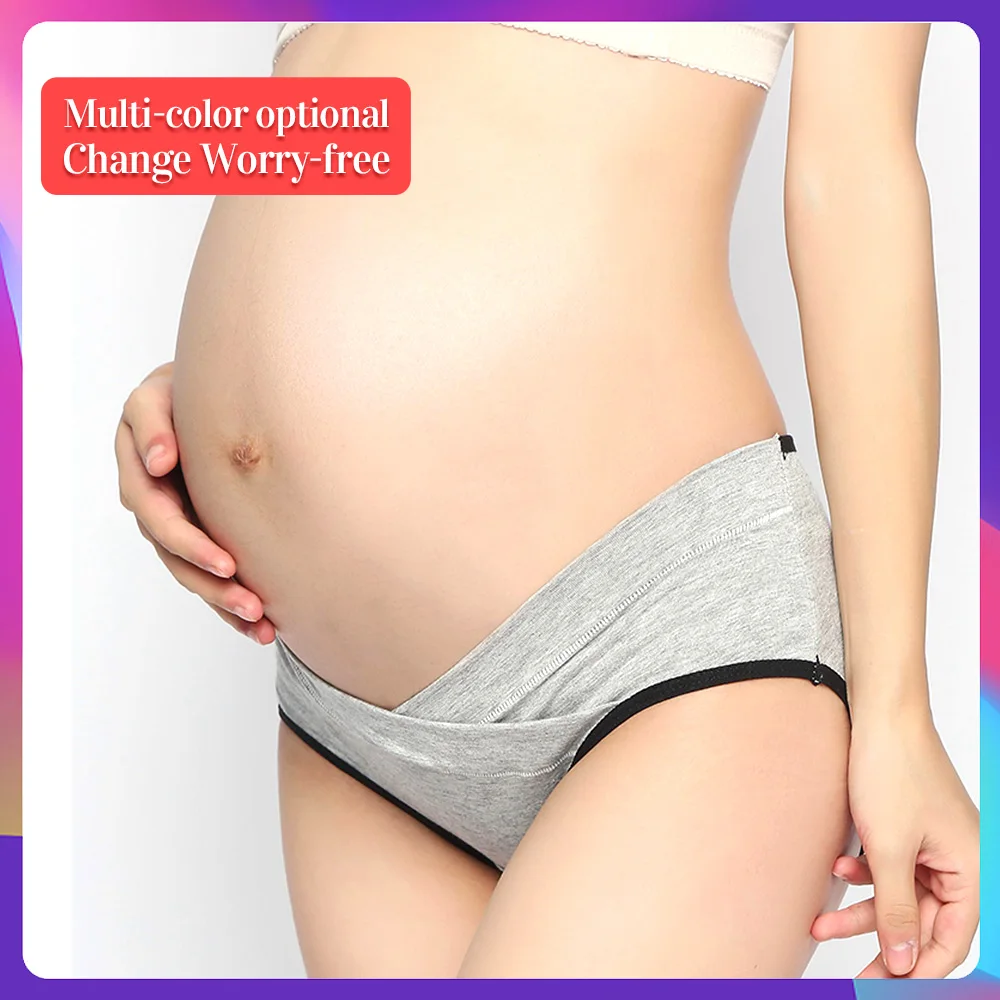 Maternity Underwear Soft Cotton Belly Support Panties for Pregnant