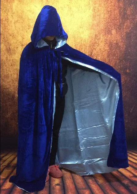 Lolsummoner Gothic Capucha Velvet Cloak G tica Wicca Robe Medieval 
