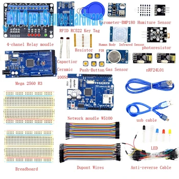 

1set Smart Home IoT Internet of Things Starter Kit V2.0 for DIY Project Sensor Modules for Intelligent Living Home