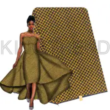 Новое поступление Анкара ткань Африканский настоящий воск Высокое качество Африканский нигерийский хлопок воск Анкара ткани для платья H180615