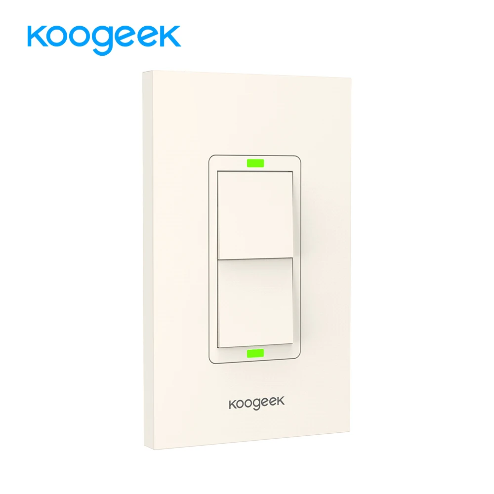 

Koogeek Wifi Switch Light Switch for Apple HomeKit Siri Smart Remote Control Wall Switch Monitor Power Consumption[Only for IOS]